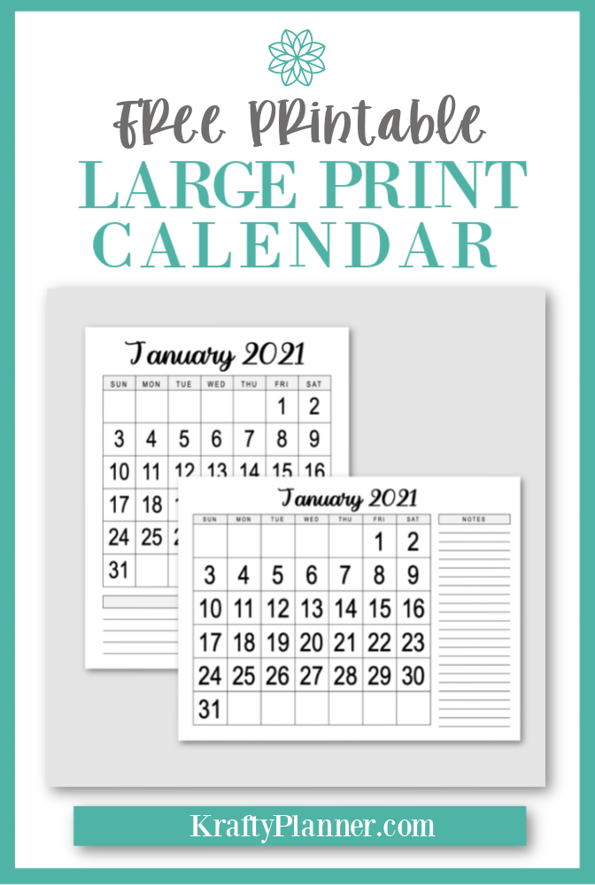 Calendars 2021 to print deals